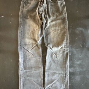 Levi's Gray Straight-Leg Jeans Classic Style